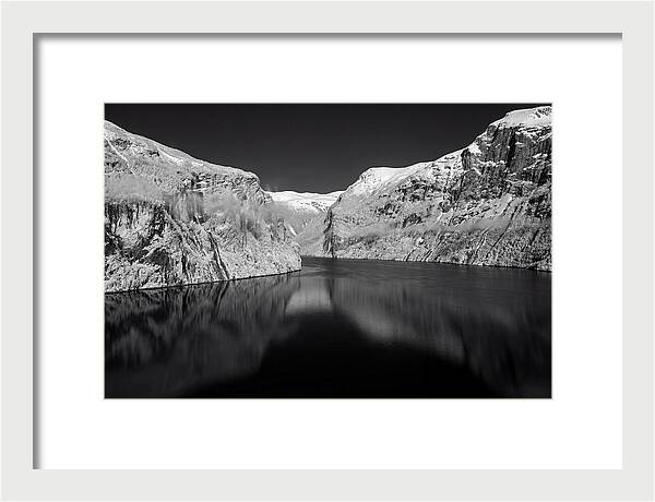 Serene Waters Of The Fjord