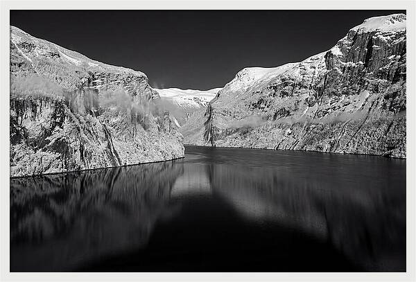 Serene Waters Of The Fjord