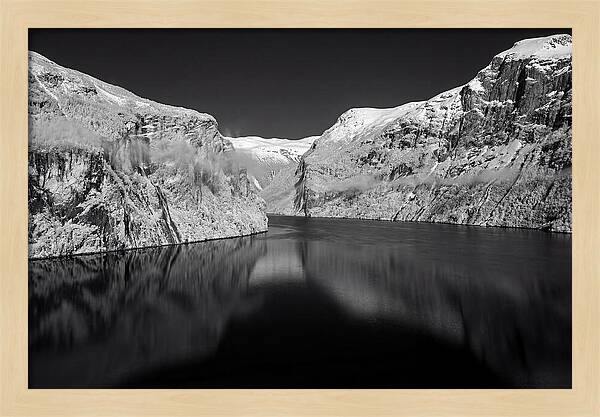 Serene Waters Of The Fjord