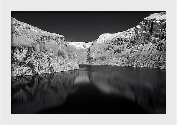 Serene Waters Of The Fjord