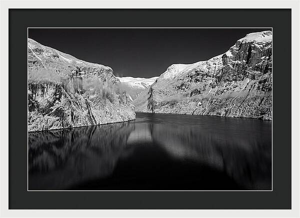 Serene Waters Of The Fjord