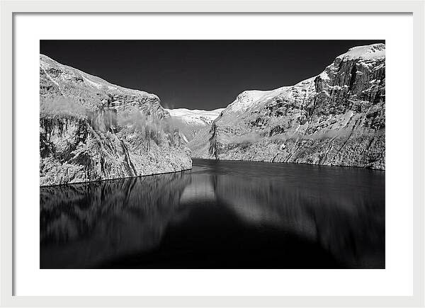 Serene Waters Of The Fjord