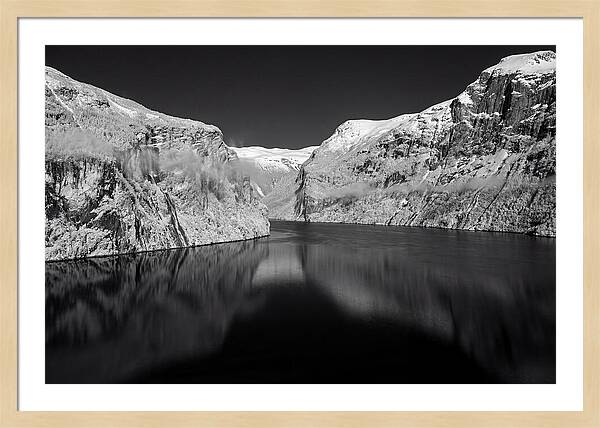 Serene Waters Of The Fjord
