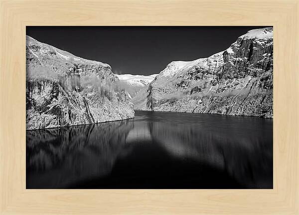 Serene Waters Of The Fjord