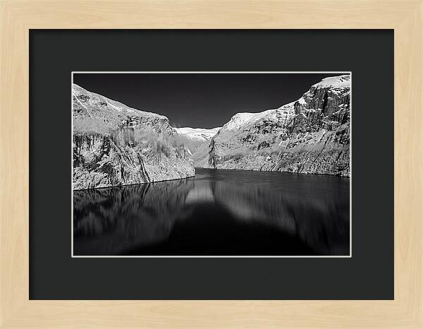 Serene Waters Of The Fjord