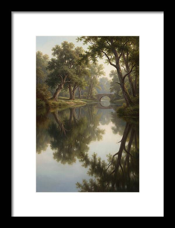 Serene Waterscape Reflection