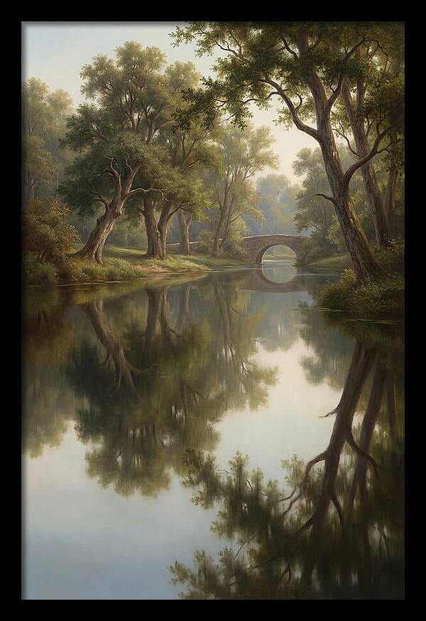 Serene Waterscape Reflection
