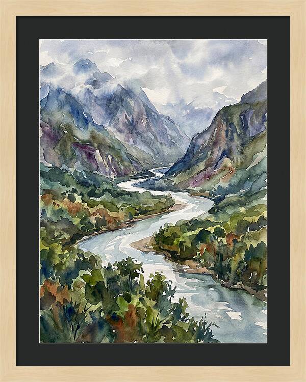 Serene Waterscape Vista