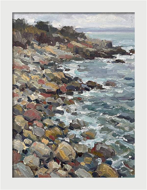 Serene Waves At Pebble Beach