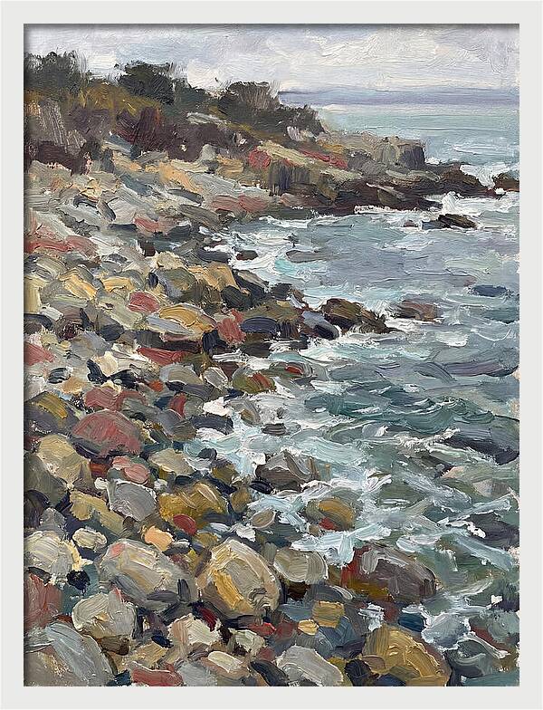 Serene Waves At Pebble Beach
