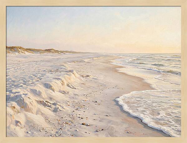 Serene White Sand Beach