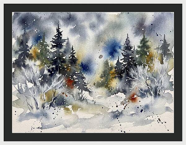 Serene Winter Forest