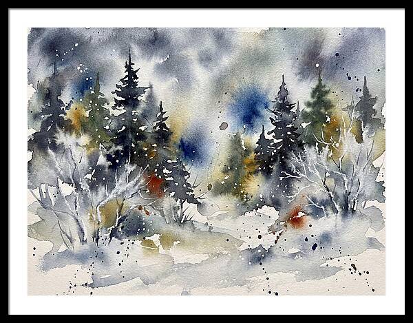 Serene Winter Forest