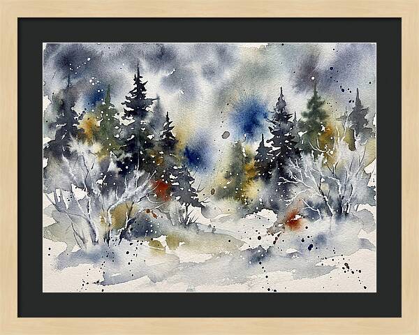 Serene Winter Forest