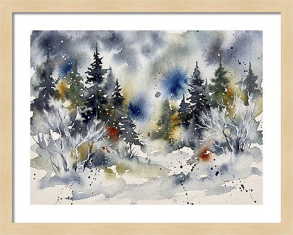 Serene Winter Forest