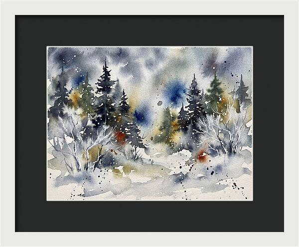 Serene Winter Forest