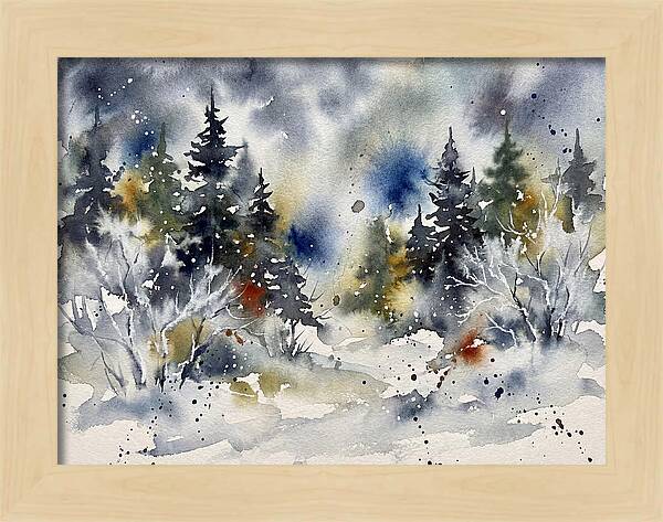 Serene Winter Forest