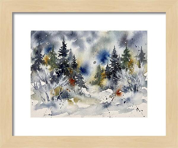 Serene Winter Forest