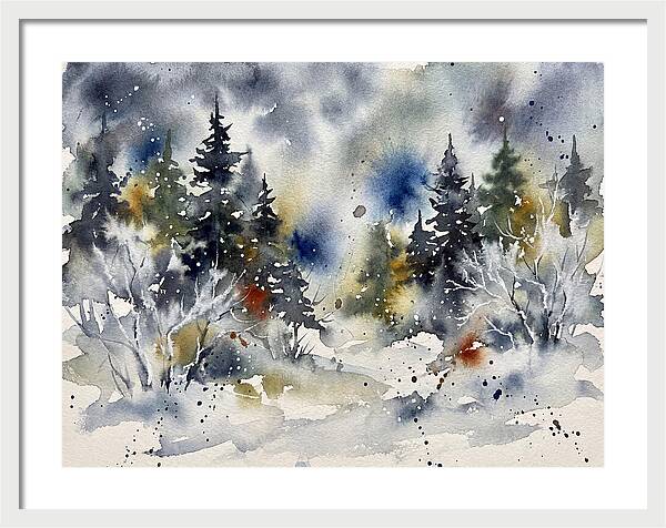 Serene Winter Forest