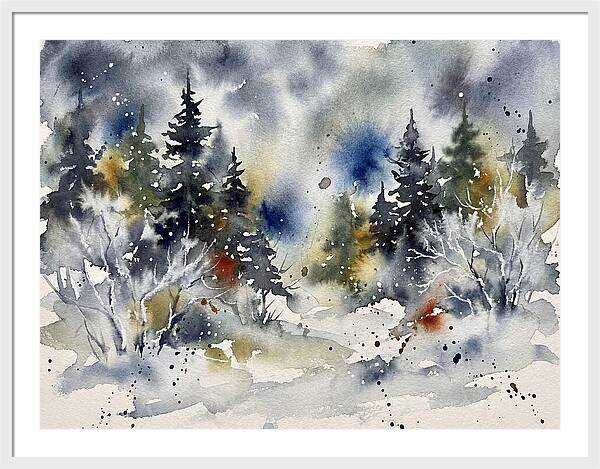 Serene Winter Forest