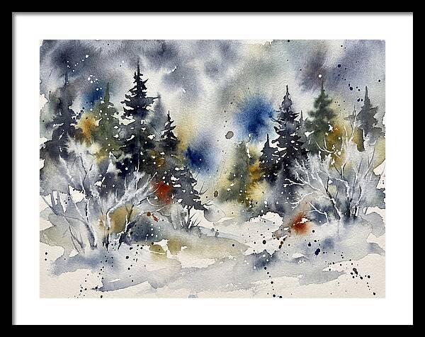 Serene Winter Forest