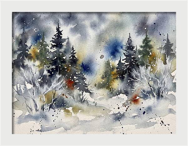 Serene Winter Forest