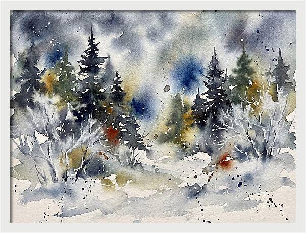 Serene Winter Forest