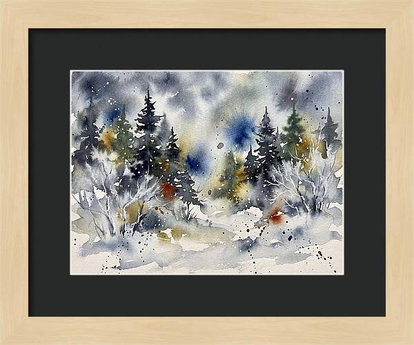 Serene Winter Forest