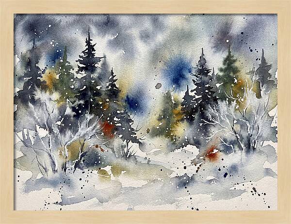 Serene Winter Forest