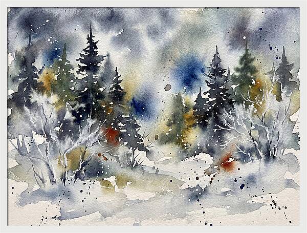 Serene Winter Forest