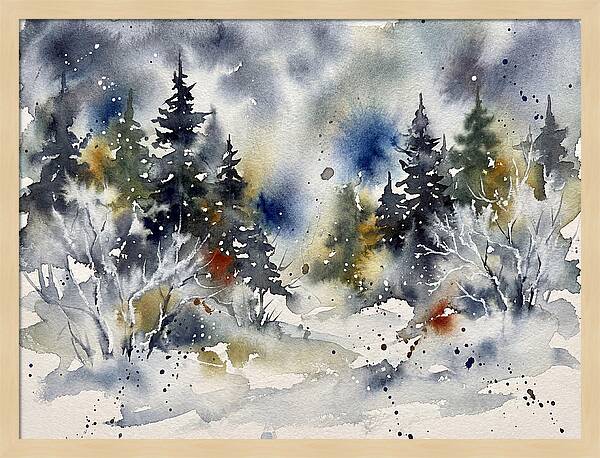 Serene Winter Forest