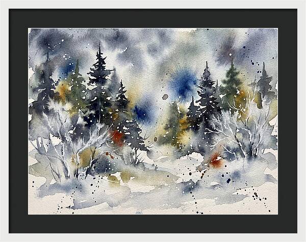 Serene Winter Forest