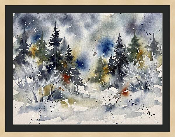 Serene Winter Forest