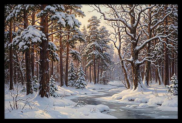 Serene Winter Wonderland