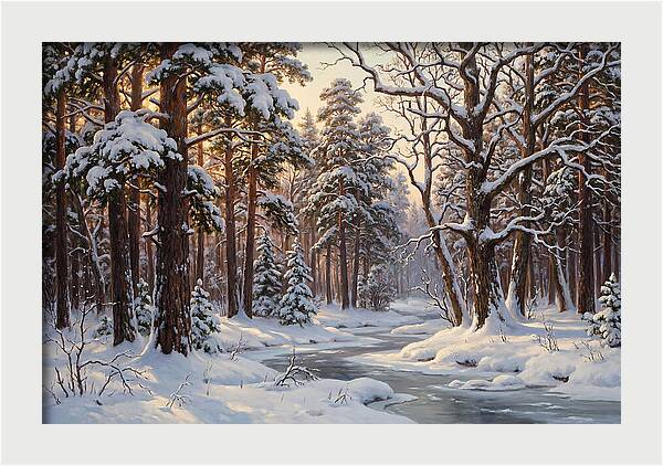Serene Winter Wonderland