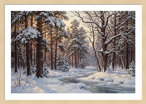 Serene Winter Wonderland