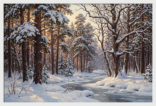 Serene Winter Wonderland