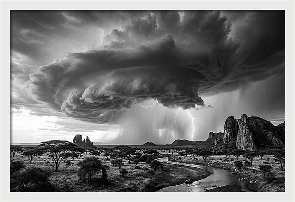 Serengeti Stormy Skies