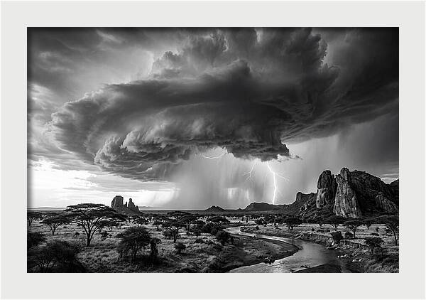 Serengeti Stormy Skies