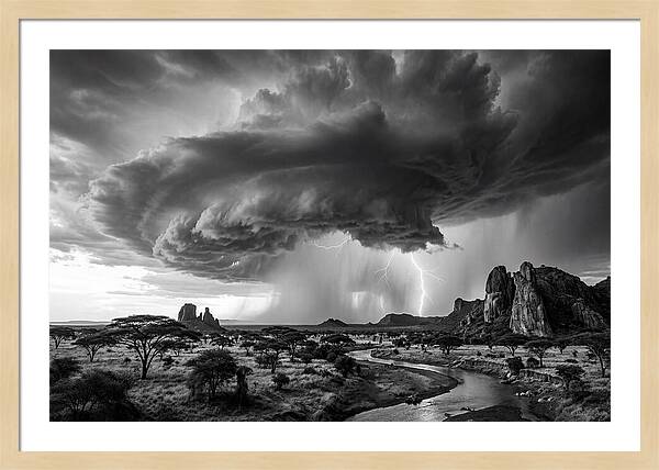 Serengeti Stormy Skies
