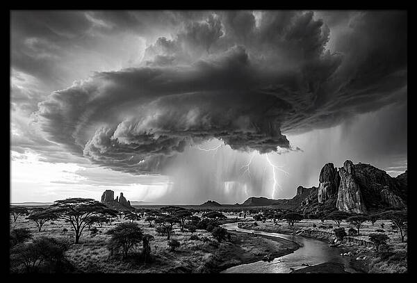 Serengeti Stormy Skies