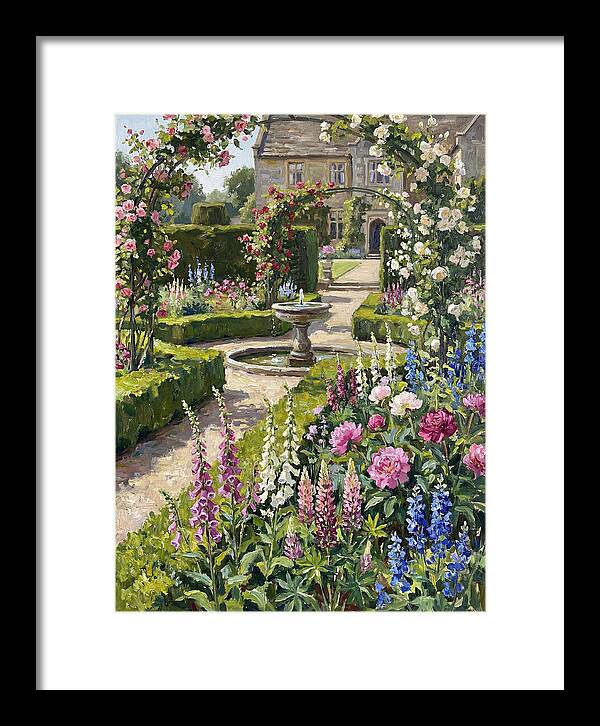 Serenity Among English Blooms