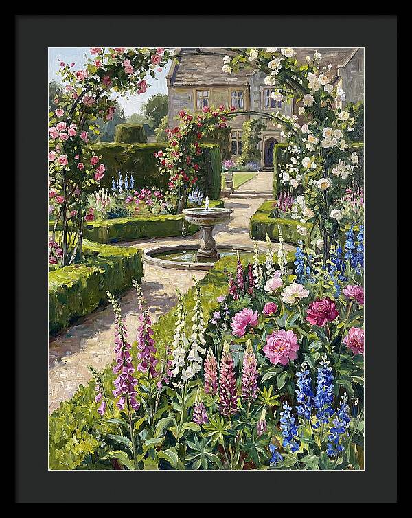 Serenity Among English Blooms