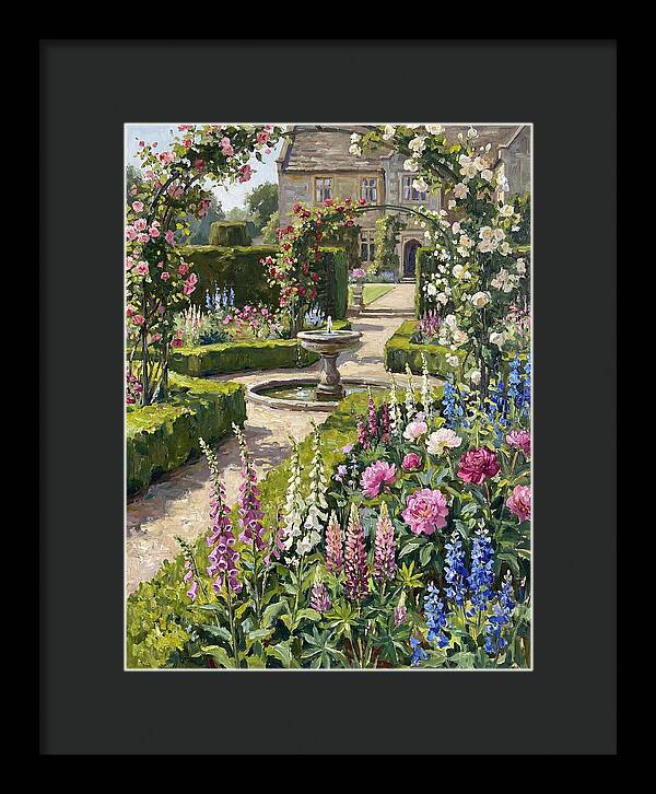 Serenity Among English Blooms