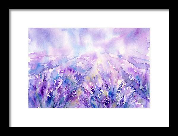 Serenity Among Lavender Blooms