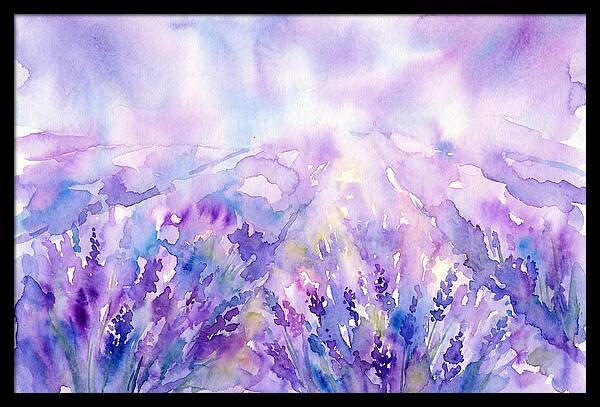 Serenity Among Lavender Blooms