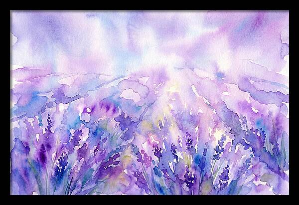 Serenity Among Lavender Blooms