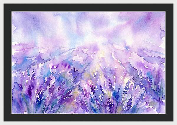 Serenity Among Lavender Blooms