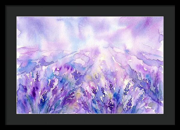 Serenity Among Lavender Blooms