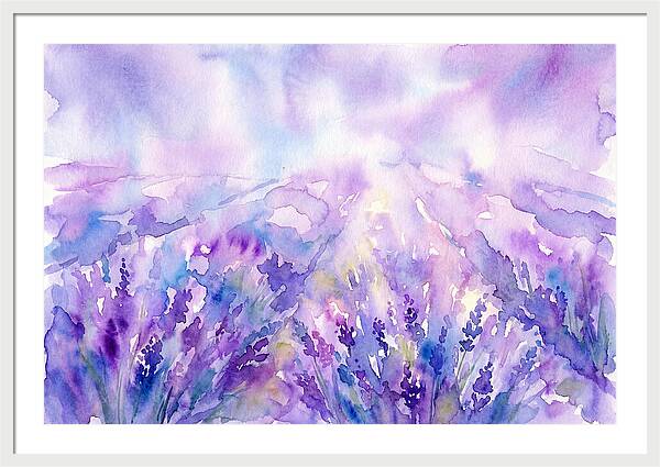 Serenity Among Lavender Blooms